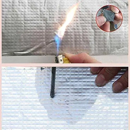 Gunshika Waterproof Aluminium Foil Tape | Roof, Crack, Pipe & Tank Repair Sealant 5 m &10m  Butyl Tape